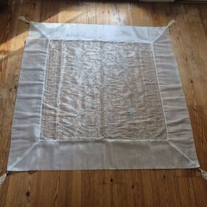 Elegant Beaded Table Topper